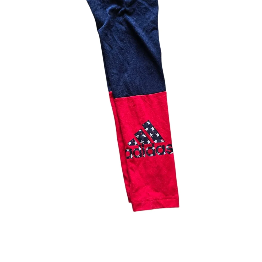 Adidas Women’s Multi-Sport Tights XS Navy Red USA Logo NWT GK3629
